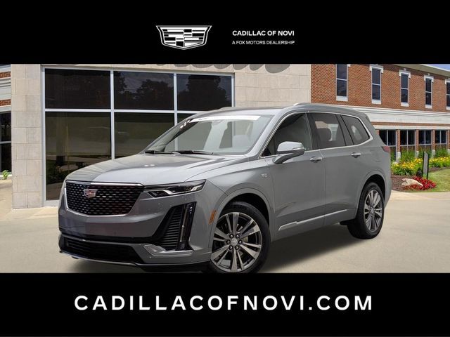 Argent Silver Metallic 2024 Cadillac XT6 Premium Luxury AWD SUV / Crossover Four-Wheel Drive 9-Speed Automatic