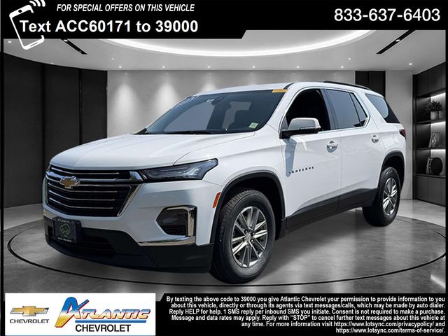 Summit White 2023 Chevrolet Traverse SUV / Crossover Four-Wheel Drive 9-Speed Automatic