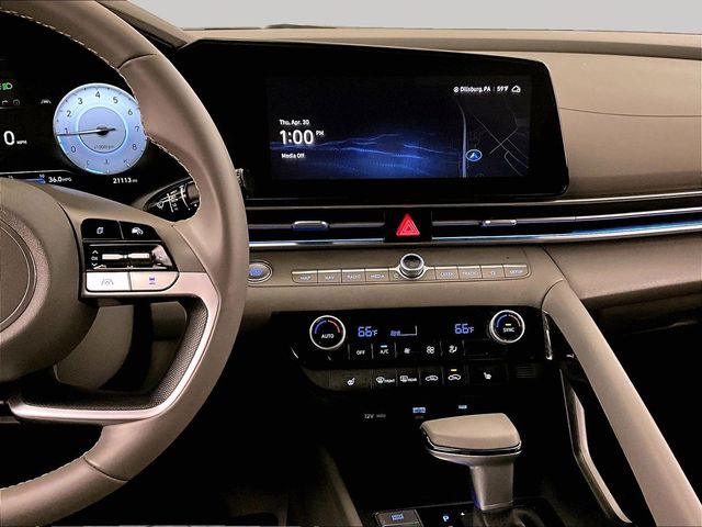 2024 Hyundai Elantra SEL White at Klick Lewis Buick Chevrolet