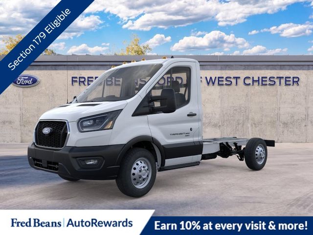 Oxford White 2026 Ford Transit Chassis Van All-Wheel Drive