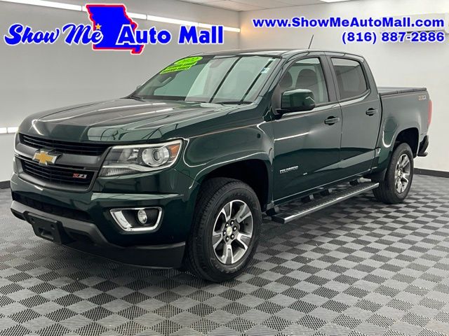 Rainforest Green Metallic 2015 Chevrolet Colorado Z71 Crew Cab 4WD Pickup Truck Four-Wheel Drive 6-Speed Automatic