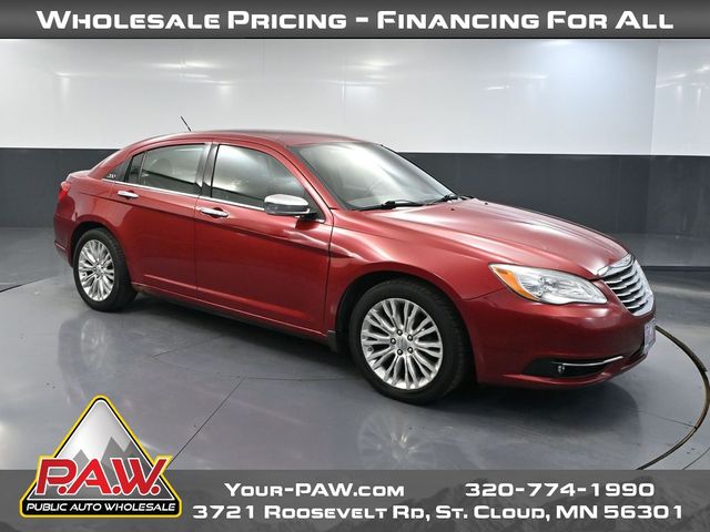 Deep Cherry Red Crystal Pearlcoat 2012 Chrysler 200 Limited Sedan FWD Sedan Front-Wheel Drive 6-Speed Automatic