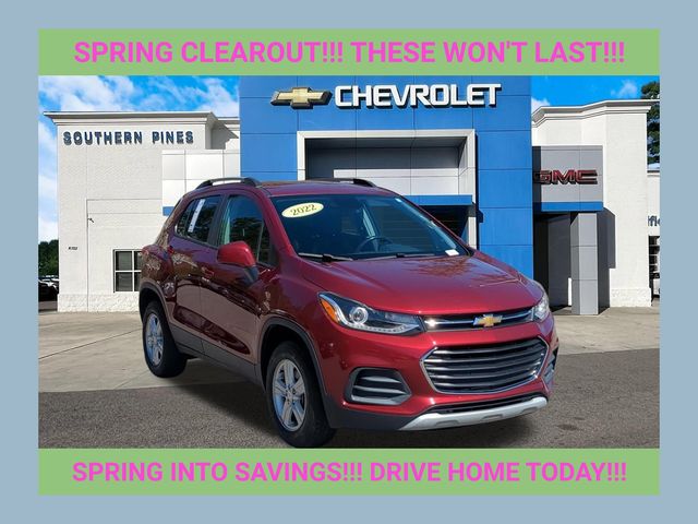 Red (Crimson Metallic) 2022 Chevrolet Trax LT AWD SUV / Crossover All-Wheel Drive 6-Speed Automatic