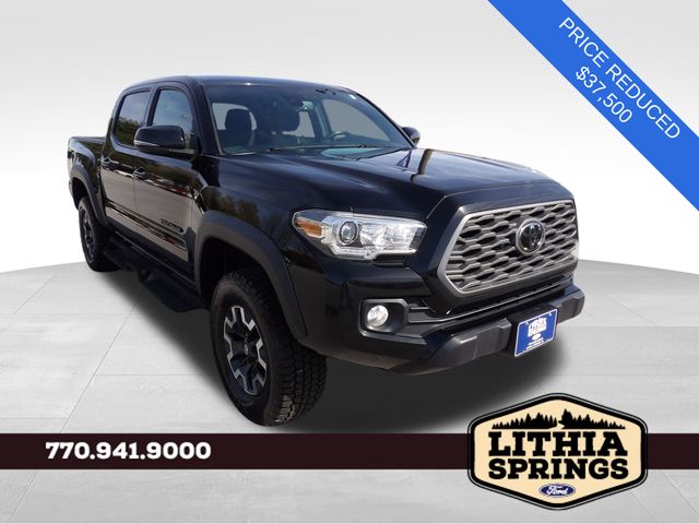 Black 2023 Toyota Tacoma TRD Off Road Double Cab 4WD Pickup Truck Four-Wheel Drive 6-Speed Automatic