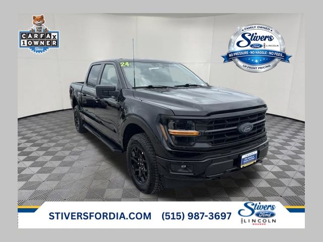 Black Metallic 2024 Ford F-150 Pickup Truck Four-Wheel Drive Automatic