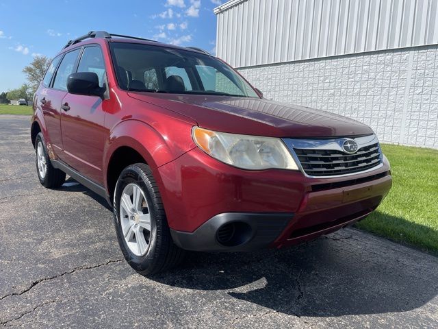 Camellia Red Pearl 2010 Subaru Forester 2.5 X SUV / Crossover All-Wheel Drive 4-Speed Automatic