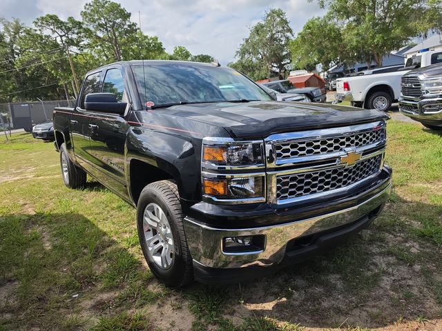 Black 2015 Chevrolet Silverado 1500 LT Crew Cab 4WD Pickup Truck Four-Wheel Drive 6-Speed Automatic Overdrive
