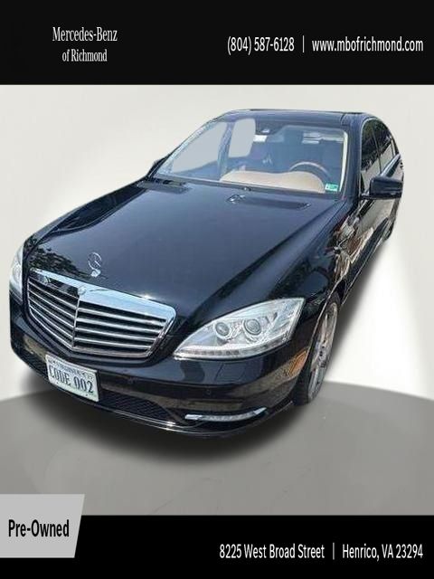 Black 2012 Mercedes-Benz S-Class Sedan All-Wheel Drive 7-Speed Automatic