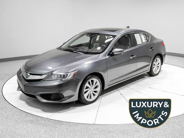 Gray (Modern Steel Metallic) 2017 Acura ILX FWD with Premium Package Sedan Front-Wheel Drive 8-Speed Dual Clutch