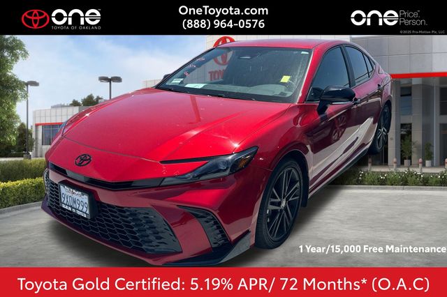 Red 2026 Toyota Camry Sedan Front-Wheel Drive Continuously Variable Transmission