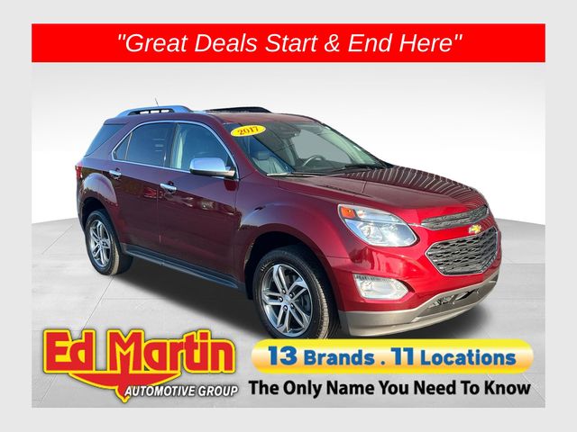 Red Tintcoat 2017 Chevrolet Equinox SUV / Crossover All-Wheel Drive 6-Speed Automatic Overdrive