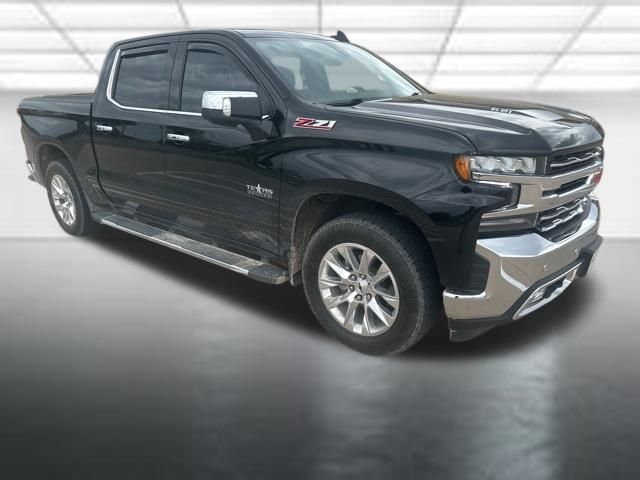 Black 2021 Chevrolet Silverado 1500 LTZ Crew Cab 4WD Pickup Truck Four-Wheel Drive Automatic
