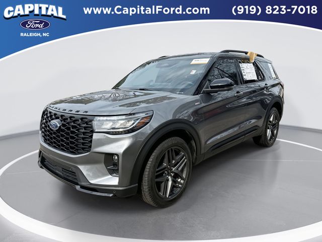 Carbonized Gray Metallic 2025 Ford Explorer SUV / Crossover All-Wheel Drive Automatic
