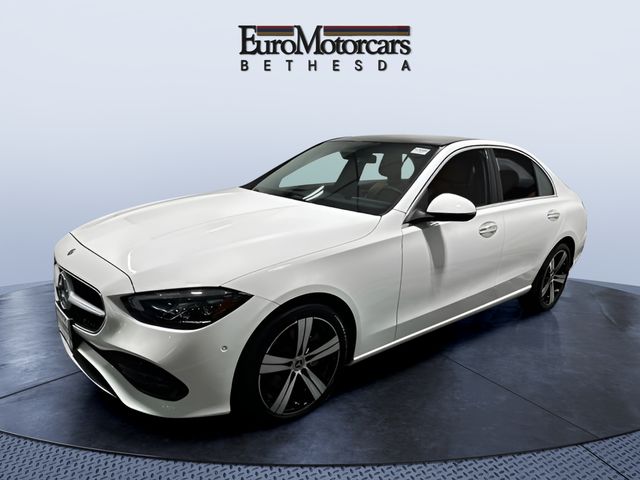 Polar White 2026 Mercedes-Benz C-Class Sedan All-Wheel Drive 9-Speed Automatic