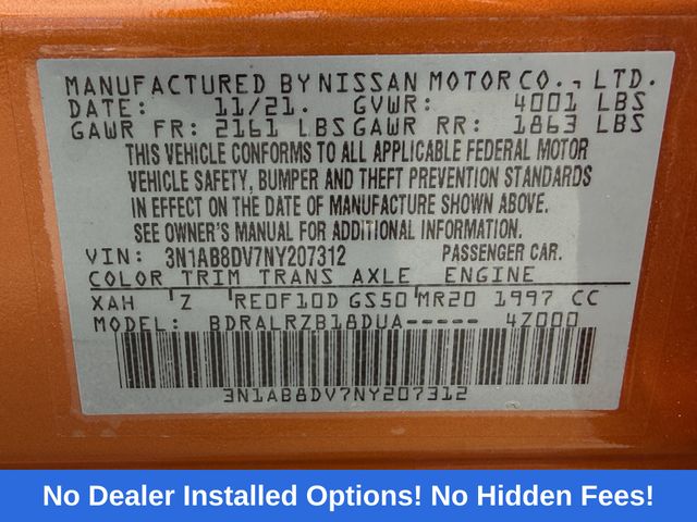 2022 Nissan Sentra SR Orange at North Houston Mitsubishi