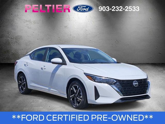 Aspen White Tricoat 2025 Nissan Sentra SV FWD Sedan Front-Wheel Drive Continuously Variable Transmission