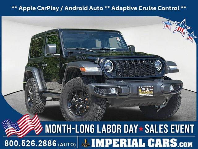 Black Clearcoat 2025 Jeep Wrangler SUV / Crossover Four-Wheel Drive 8-Speed Automatic