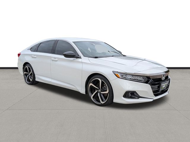 2022 Honda Accord Sport White at Bravo Nissan