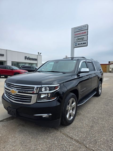 Black 2017 Chevrolet Suburban 1500 Premier 4WD SUV / Crossover Four-Wheel Drive 6-Speed Automatic Overdrive