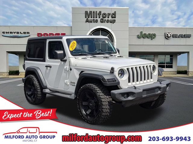 Bright White Clearcoat 2018 Jeep Wrangler SUV / Crossover Four-Wheel Drive 8-Speed Automatic