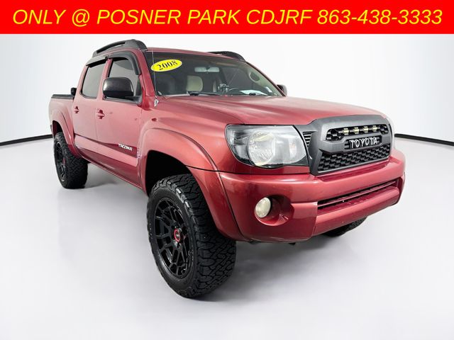 Impulse Red Pearl 2008 Toyota Tacoma Pickup Truck 4X2 5-Speed Automatic Overdrive