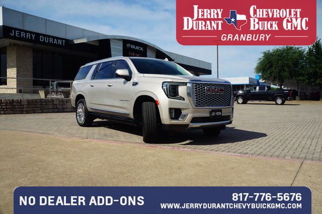 Brown (Pearl Beige Metallic) 2023 GMC Yukon XL Denali 4WD SUV / Crossover Four-Wheel Drive