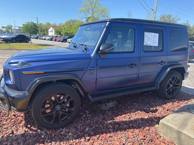 Blue 2025 Mercedes-Benz G-Class AMG G 63 4MATIC SUV / Crossover All-Wheel Drive 9-Speed Automatic