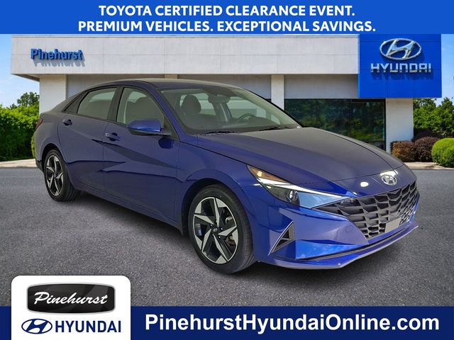 Blue 2023 Hyundai Elantra Sedan Front-Wheel Drive Continuously Variable Transmission