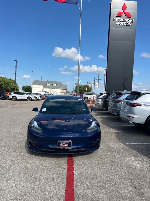 Blue 2019 Tesla Model 3 Long Range AWD Sedan All-Wheel Drive 1-Speed Automatic