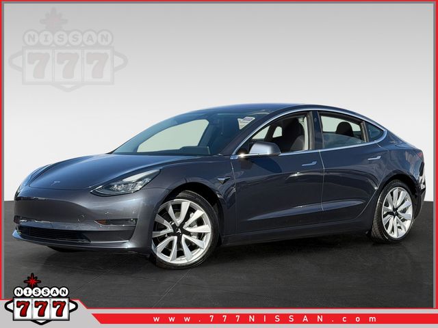 Midnight Silver Metallic 2018 Tesla Model 3 Sedan All-Wheel Drive 1-Speed Automatic