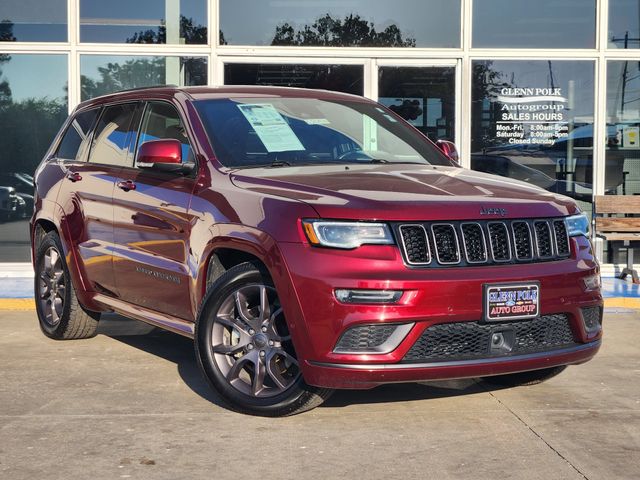 Velvet Red Pearlcoat 2020 Jeep Grand Cherokee SUV / Crossover Four-Wheel Drive 8-Speed Automatic