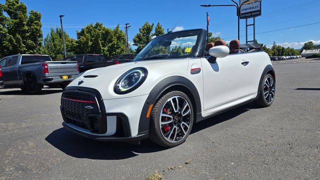 White Metallic 2024 MINI Cooper Convertible Front-Wheel Drive 8-Speed Automatic