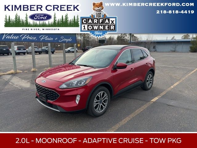 Rapid Red Metallic Tinted Clearcoat 2020 Ford Escape SEL AWD SUV / Crossover All-Wheel Drive 8-Speed Automatic