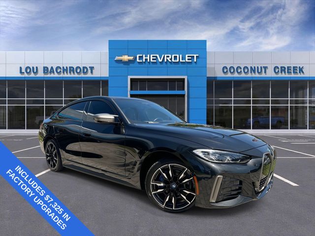 Black Sapphire Metallic 2023 BMW i4 Sedan All-Wheel Drive Automatic