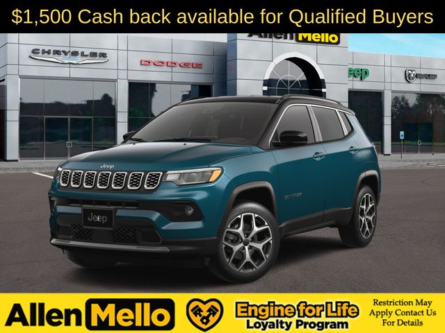 Fathom Blue Pearl Coat 2026 Jeep Compass SUV / Crossover Four-Wheel Drive 8-Speed Automatic