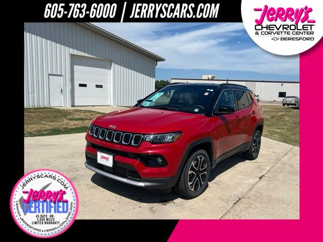 Red Hot Pearlcoat 2024 Jeep Compass SUV / Crossover Four-Wheel Drive 8-Speed Automatic