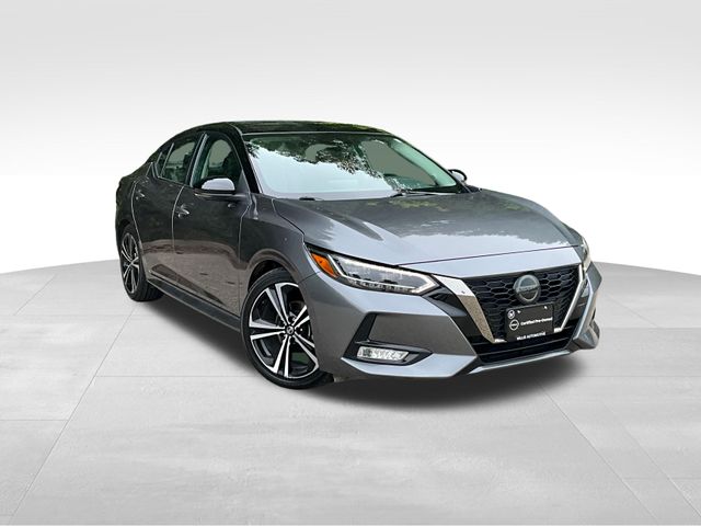 Gun Metallic/Super Black 2022 Nissan Sentra Sedan Front-Wheel Drive Continuously Variable Transmission