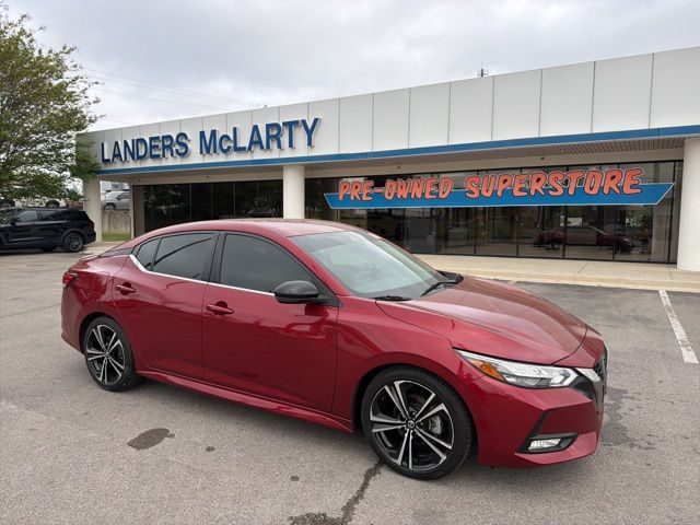 Red (Scarlet Ember Tintcoat) 2020 Nissan Sentra SR FWD Sedan Front-Wheel Drive Continuously Variable Transmission