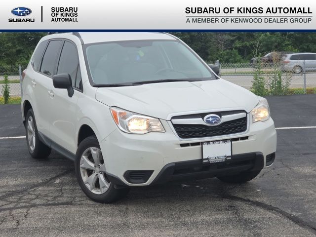 Crystal White Pearl 2016 Subaru Forester SUV / Crossover All-Wheel Drive Continuously Variable Transmission