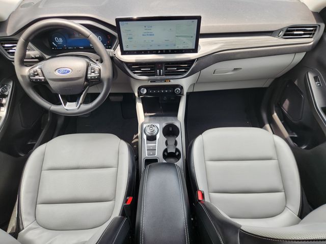 2023 Ford Escape Platinum White at DeMontrond Ford