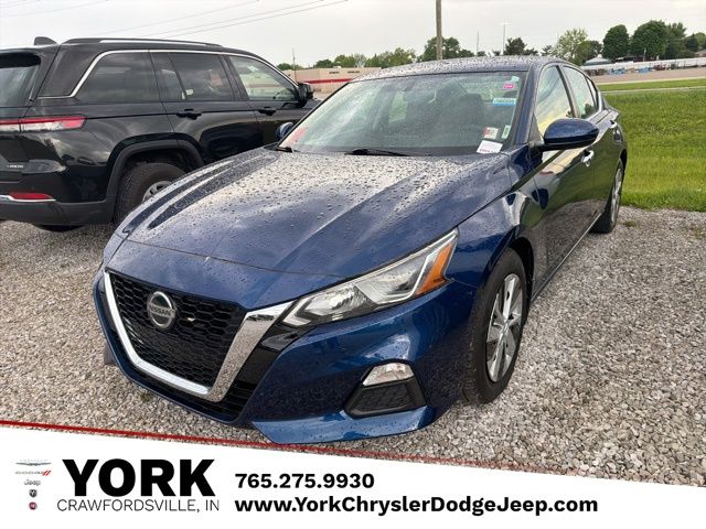 Deep Blue Pearl 2020 Nissan Altima Sedan Front-Wheel Drive Continuously Variable Transmission