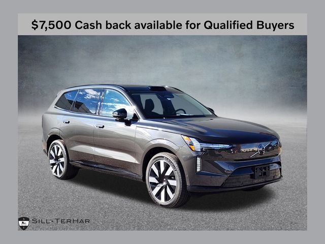 Platinum Gray Metallic 2025 Volvo EX90 Twin Plus 7-Passenger eAWD SUV / Crossover All-Wheel Drive 1-Speed Automatic