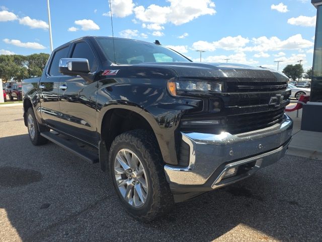 Black 2019 Chevrolet Silverado 1500 Pickup Truck Four-Wheel Drive Automatic
