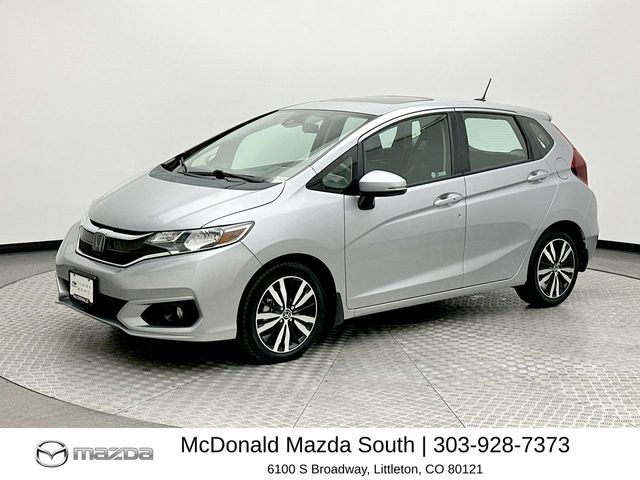 Silver 2018 Honda Fit Hatchback Front-Wheel Drive Continuously Variable Transmission