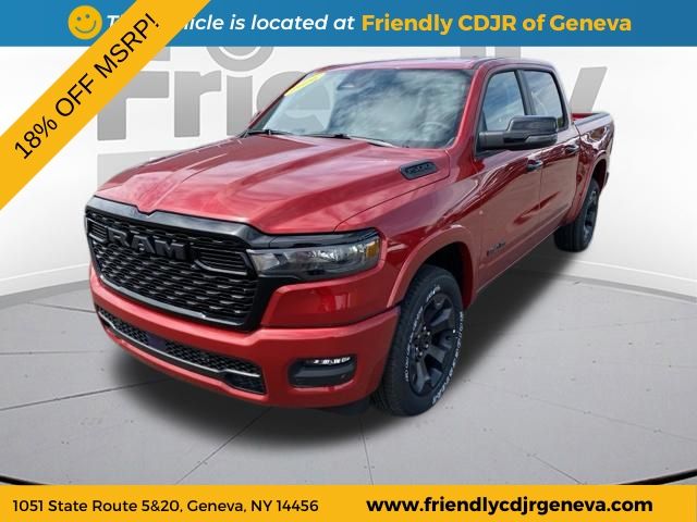 Molten Red Pearlcoat 2026 RAM 1500 Pickup Truck Four-Wheel Drive 8-Speed Automatic