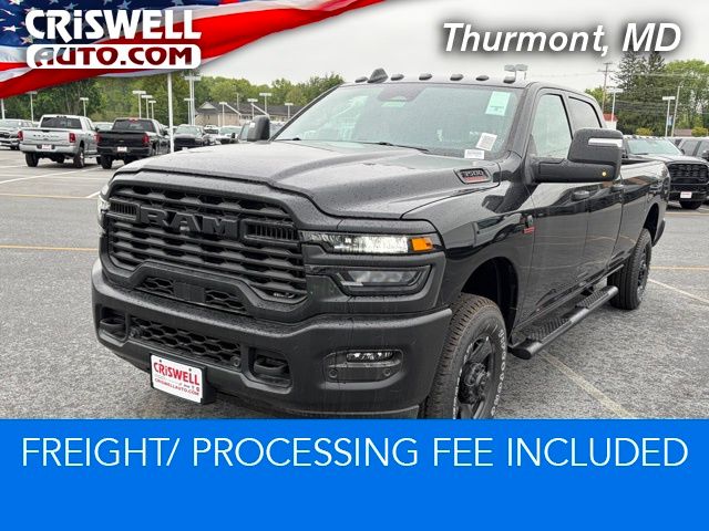 Diamond Black Crystal Pearlcoat 2026 RAM 3500 Tradesman Crew Cab LB 4WD Pickup Truck Four-Wheel Drive 8-Speed Automatic
