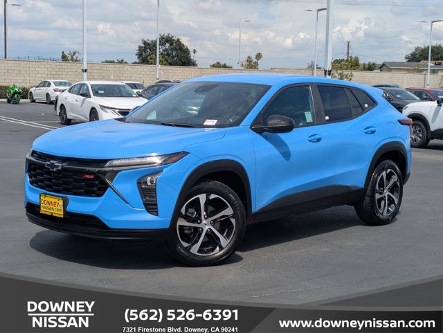 Fountain Blue 2024 Chevrolet Trax RS with 1RS FWD SUV / Crossover Front-Wheel Drive 6-Speed Automatic