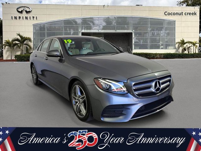 Gray Metallic 2019 Mercedes-Benz E-Class Sedan All-Wheel Drive 9-Speed Automatic