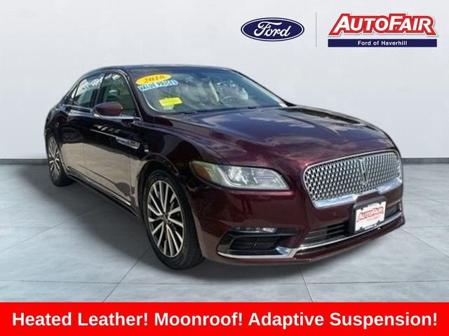 Red (Burgundy Velvet Metallic Tinted Clearcoat) 2018 Lincoln Continental Sedan All-Wheel Drive 6-Speed Automatic
