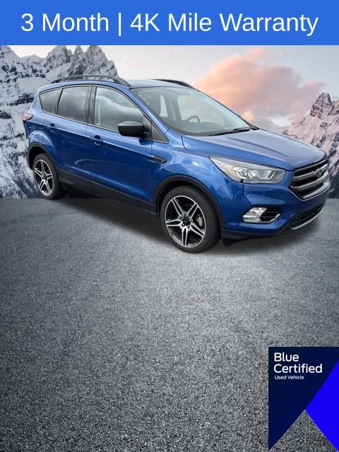 Lightning Blue Metallic 2019 Ford Escape SEL FWD SUV / Crossover Front-Wheel Drive 6-Speed Automatic